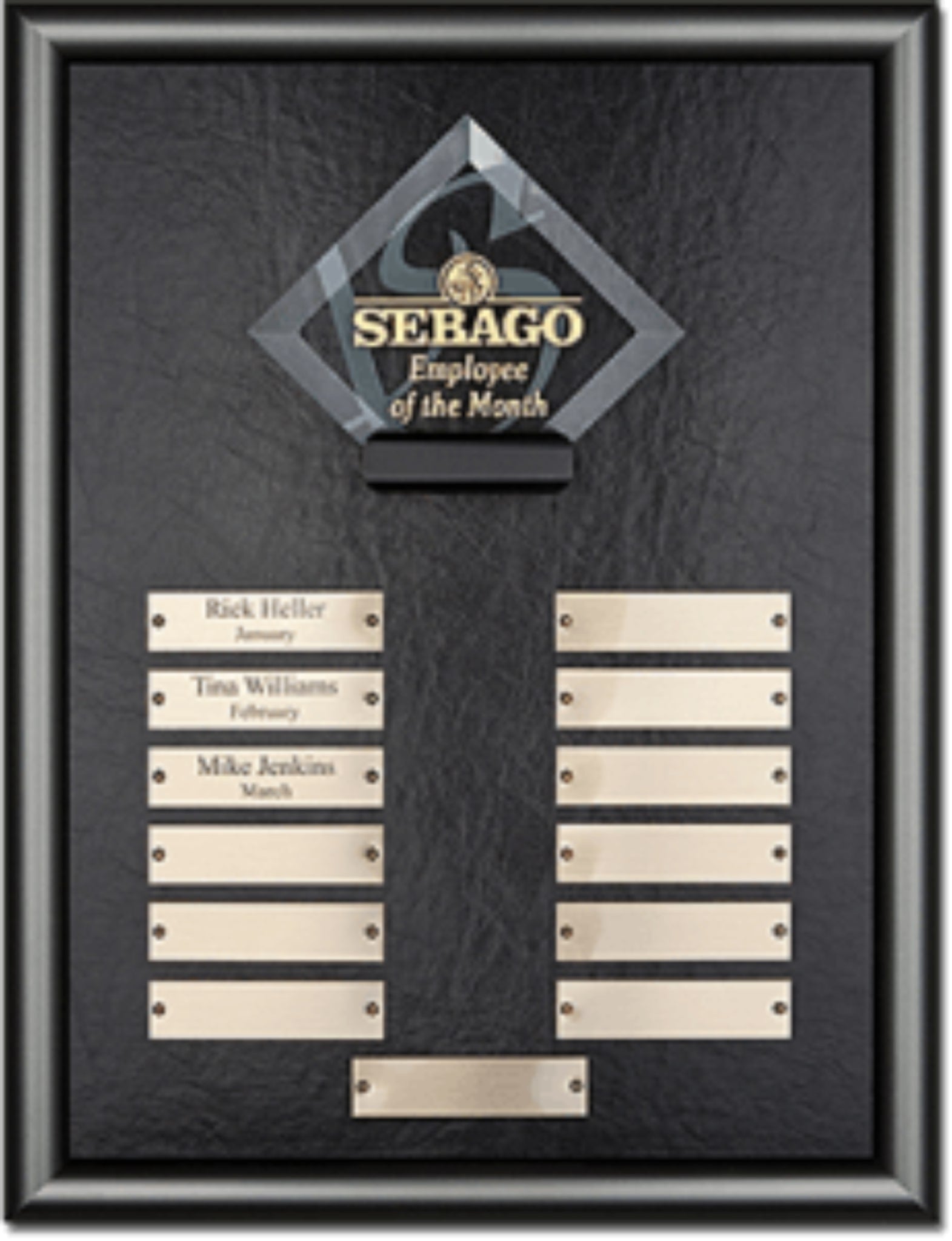 The Classic Award Plaque - Frame: Cherry