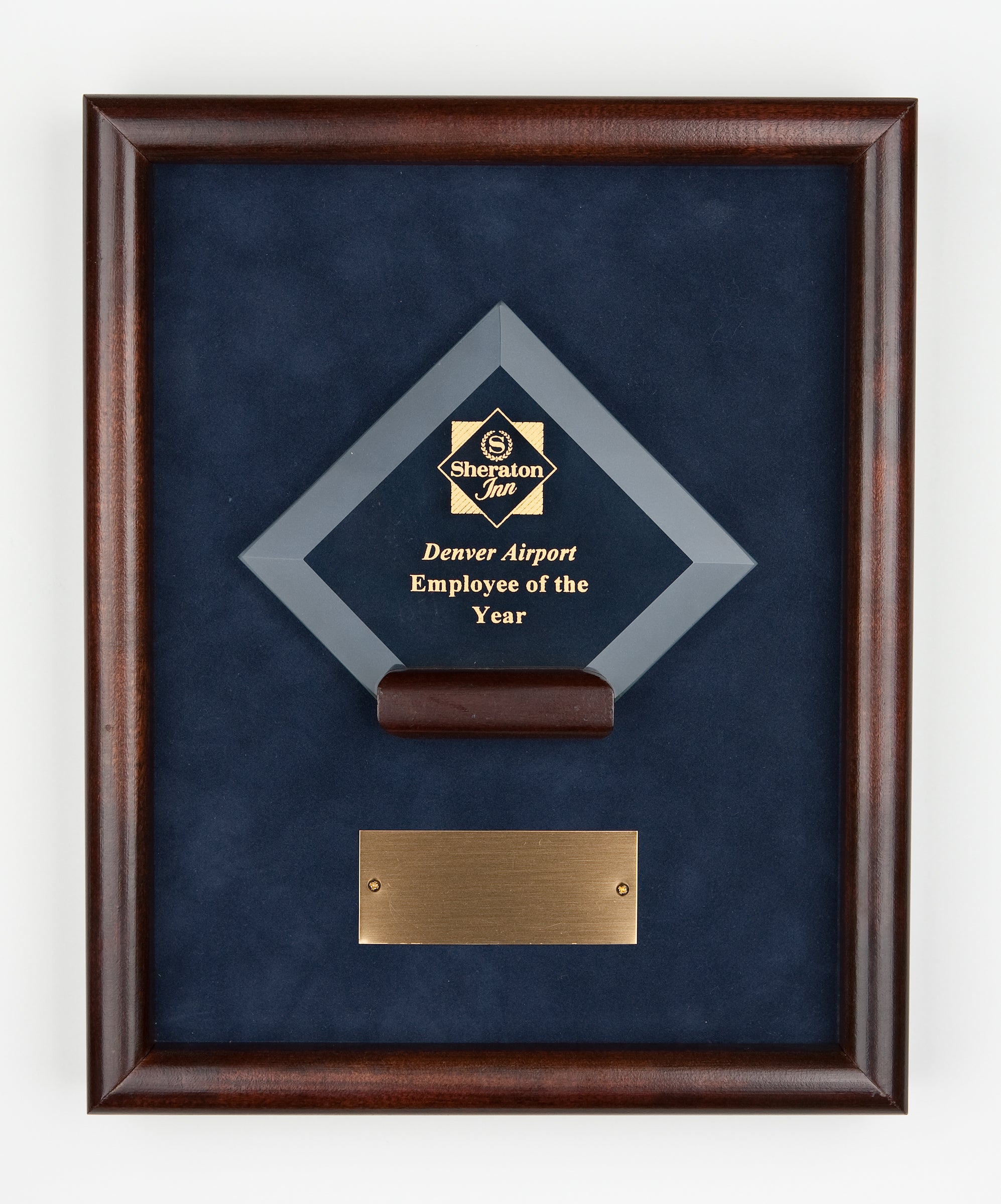 The Classic Award Plaque - Companion | Frame: Cherry