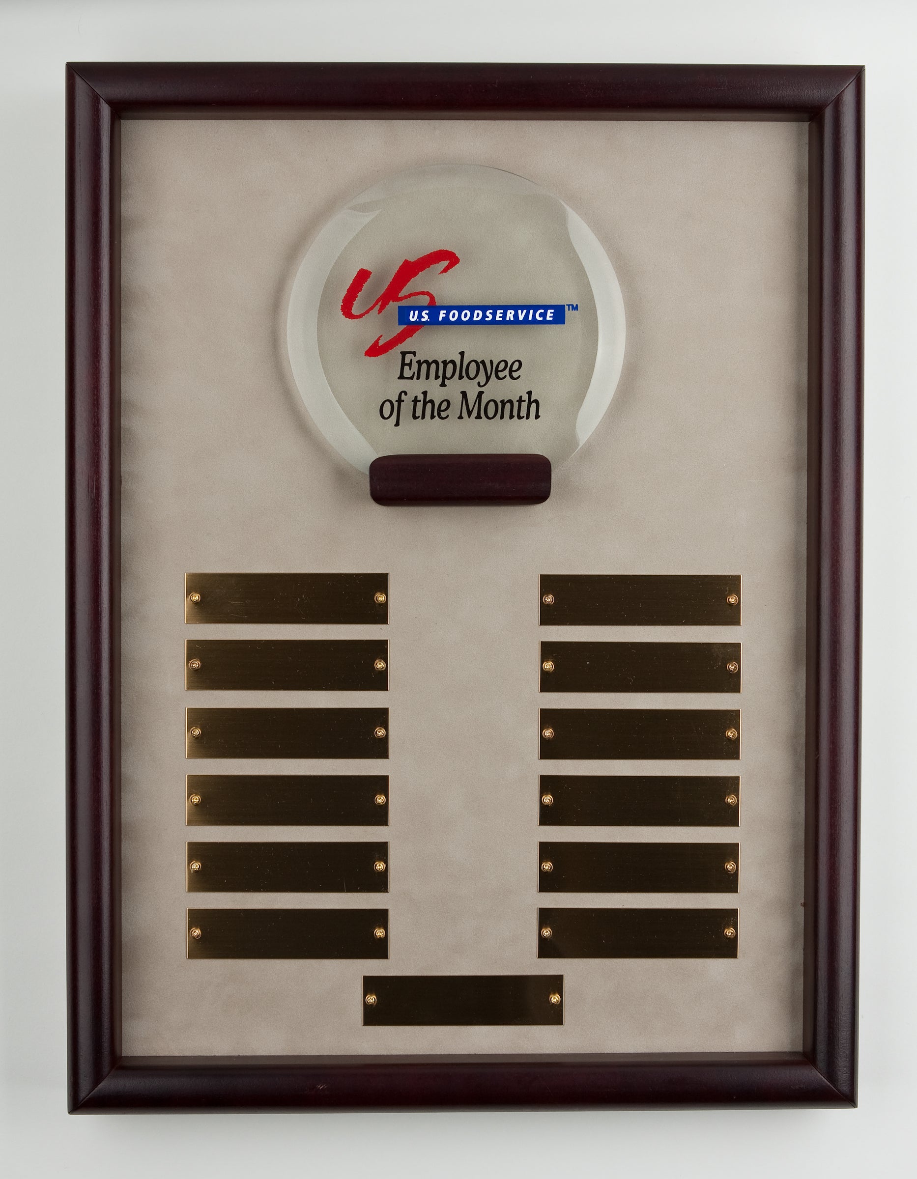 The Classic Award Plaque - Frame: Cherry